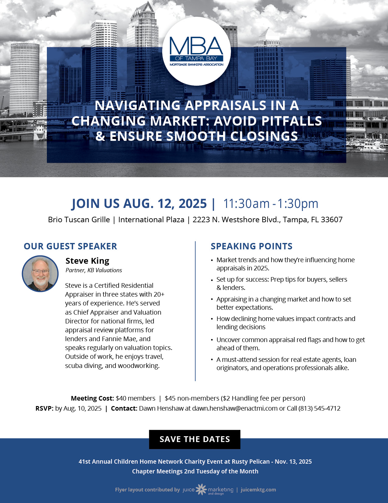 August's meeting flyer - appraisals 